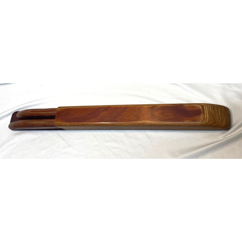 2PC ShurEdge Knife Slicer Carver Robeson Gourmet Cutlery Wooden Case Carving Set